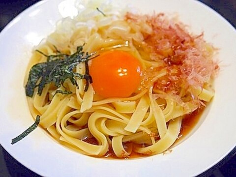 簡単、上手い！　釜たまパスタ